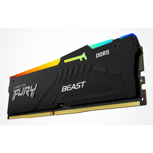 Пам'ять DDR5 RAM_32Gb (2x16Gb) 6000Mhz Kingston Fury Beast RGB EXPO (KF560C30BBEAK2-32) - зображення 4