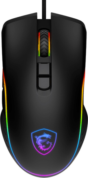 Мишка MSI Forge GM300 Black - зображення 1