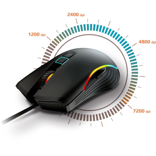 Мишка MSI Forge GM300 Black - зображення 7