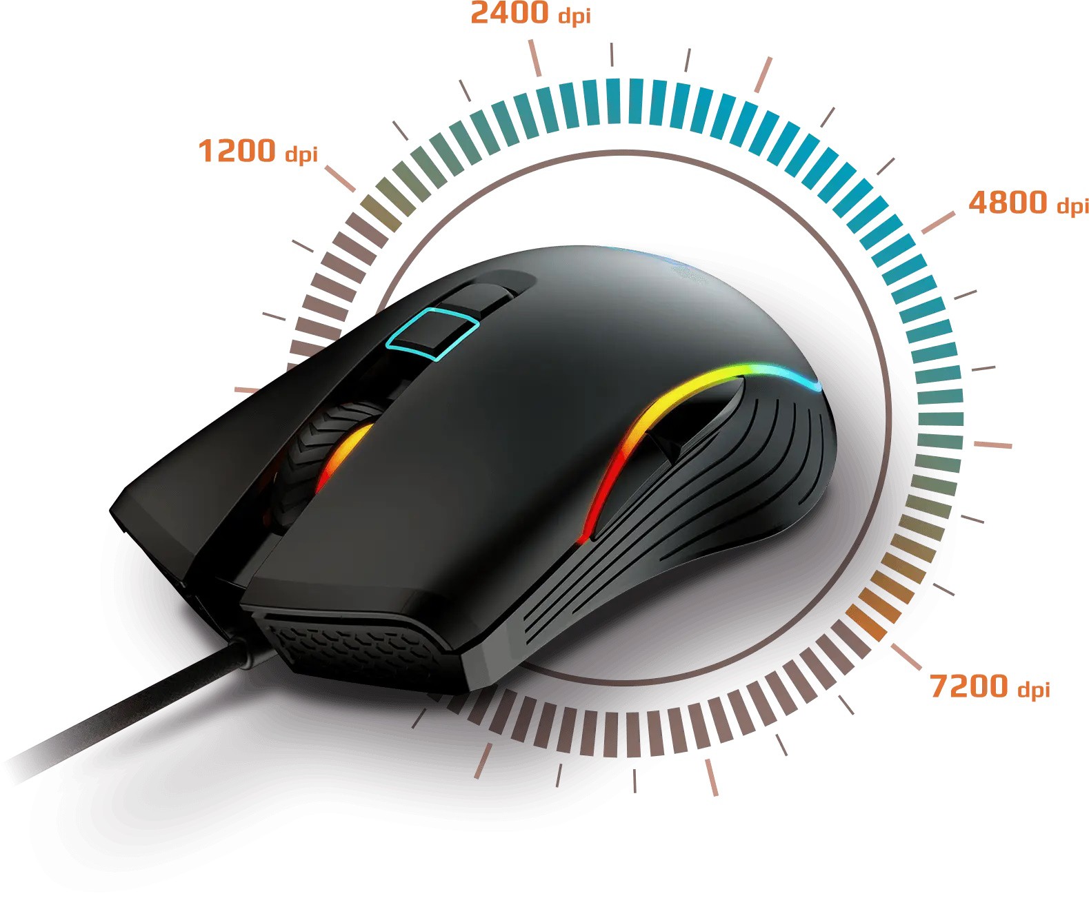 Мишка MSI Forge GM300 Black - зображення 7