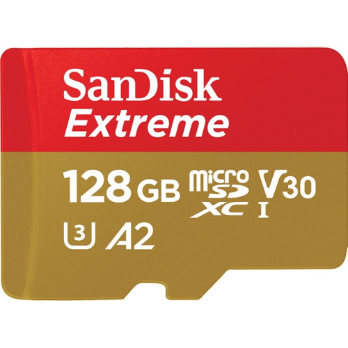 MicroSDXC 128 Gb SANDISK Extreme UHS-I U3 class 10 - зображення 1