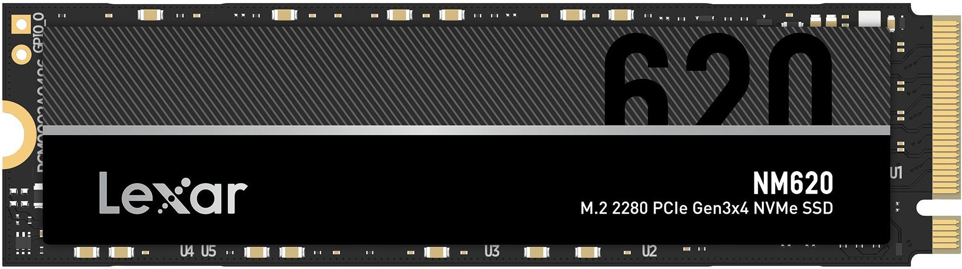 Накопичувач SSD NVMe M.2 512 GB Lexar NM620 (LNM620X512G-RNNNG) - зображення 1