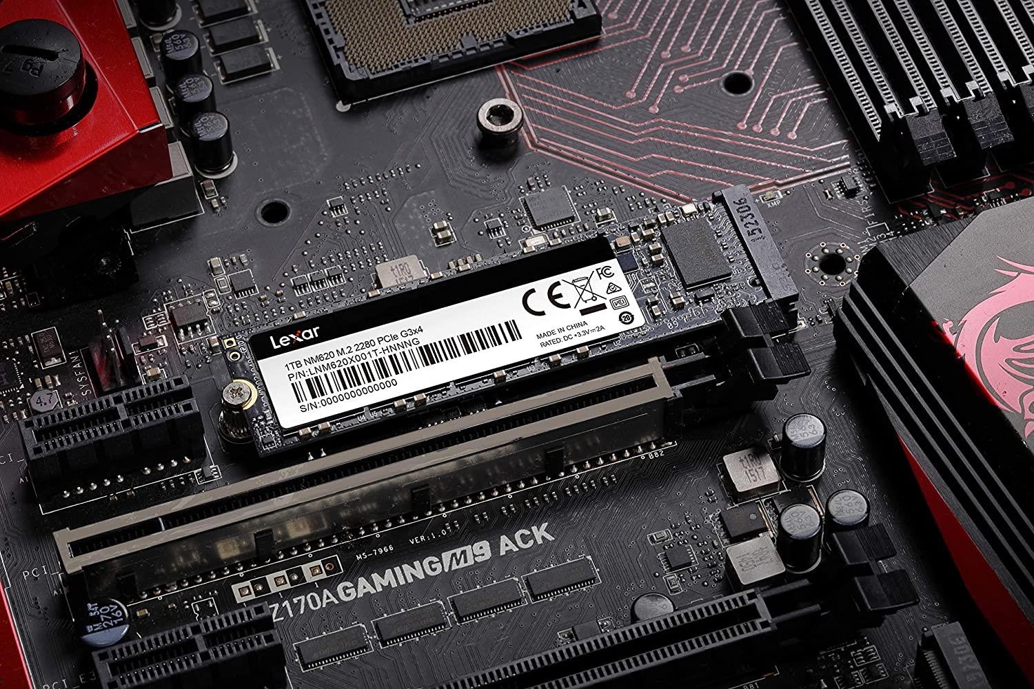 Накопичувач SSD NVMe M.2 512 GB Lexar NM620 (LNM620X512G-RNNNG) - зображення 3