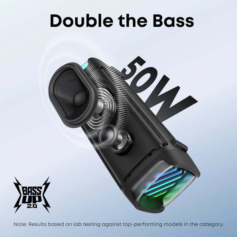 Колонка портативна SoundCore Boom 3i Black - зображення 9