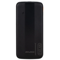 Батарея POWER BANK AWEI P20K 10000mAh, 12W, Black