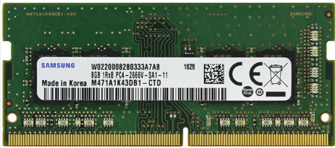 Пам'ять DDR4-2666 8 Gb Samsung 2666MHz SoDIMM - зображення 1