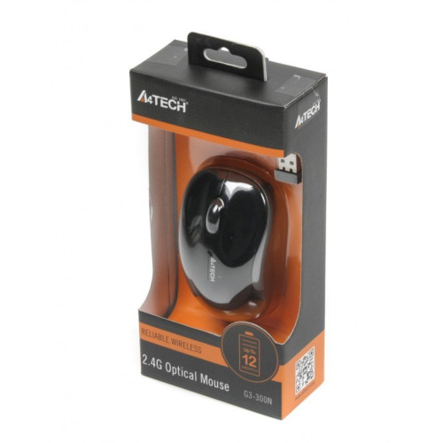 Мишка A4 Tech G3-300N Black - зображення 4