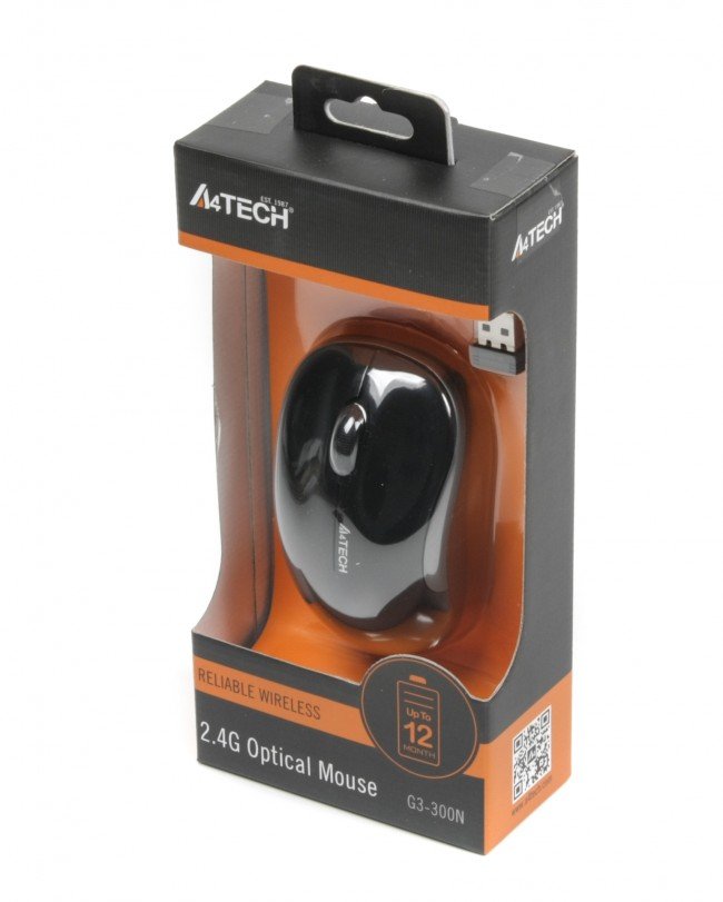 Мишка A4 Tech G3-300N Black - зображення 4