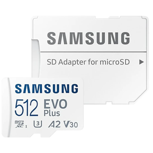 MicroSDXC 512 Gb Samsung EVO Plus 2024 UHS-I, U3, V30, A2 - зображення 3