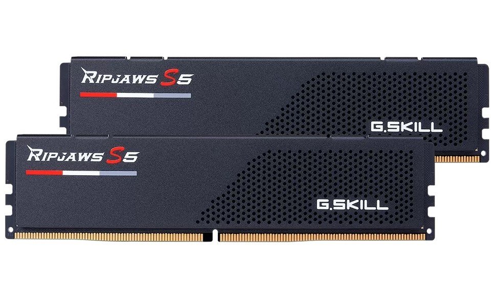 Пам'ять DDR5 RAM_32Gb (2x16Gb) 6000Mhz G.Skill Ripjaws S5 Black (F5-6000J3636F16GX2-RS5K) - зображення 1