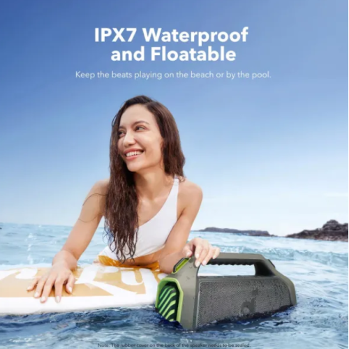 Колонка портативна SoundCore Boom 2 Plus Green - зображення 4
