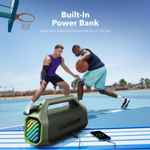 Колонка портативна SoundCore Boom 2 Plus Green - зображення 5