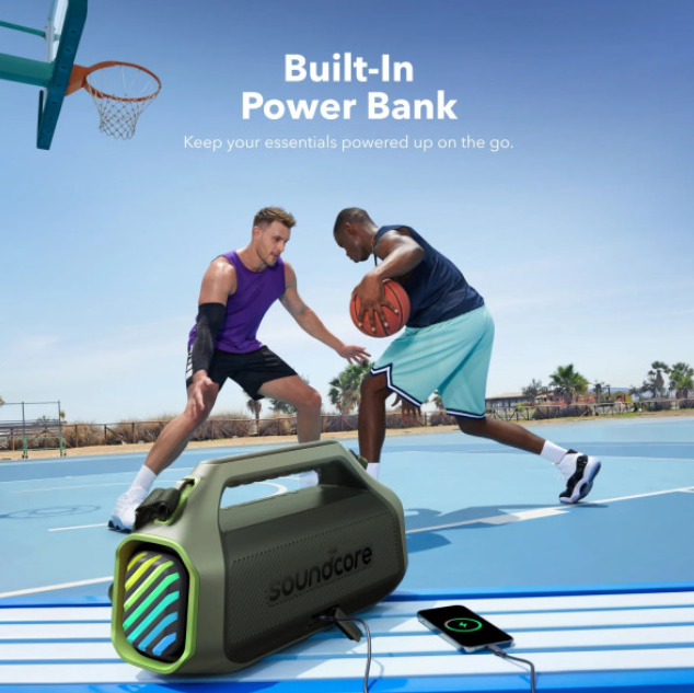 Колонка портативна SoundCore Boom 2 Plus Green - зображення 5