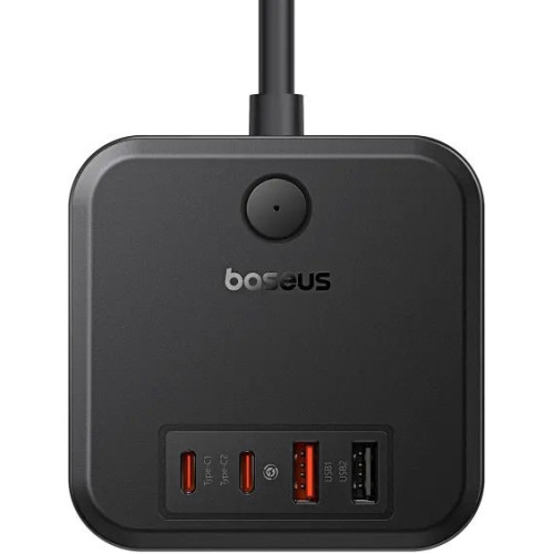 Мережевий фільтр Baseus PowerCombo Cube Power Strip 30W (E00066400117-00) - зображення 3