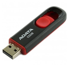 Флеш пам'ять USB 64 Gb ADATA C008 black+red  USB2.0