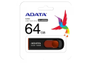 Флеш пам'ять USB 64 Gb ADATA C008 black+red  USB2.0 - зображення 4