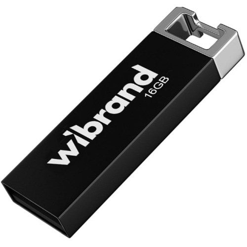 Флеш пам'ять USB 16Gb Wibrand Chameleon Black USB 2.0 - зображення 1