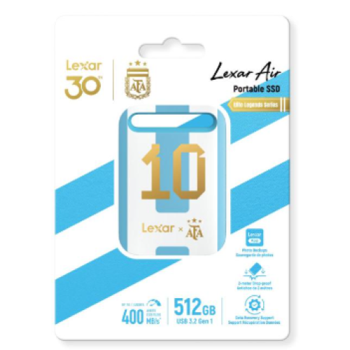 Зовнішній накопичувач SSD 512GB Lexar SL260 AFA (LSL260X512G-BNXNG) - зображення 5