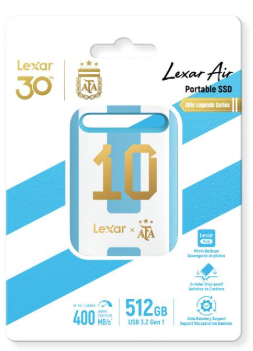 Зовнішній накопичувач SSD 512GB Lexar SL260 AFA (LSL260X512G-BNXNG) - зображення 5