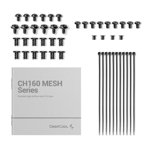 Корпус Deepcool CH160 Mesh Black, без БЖ - зображення 11