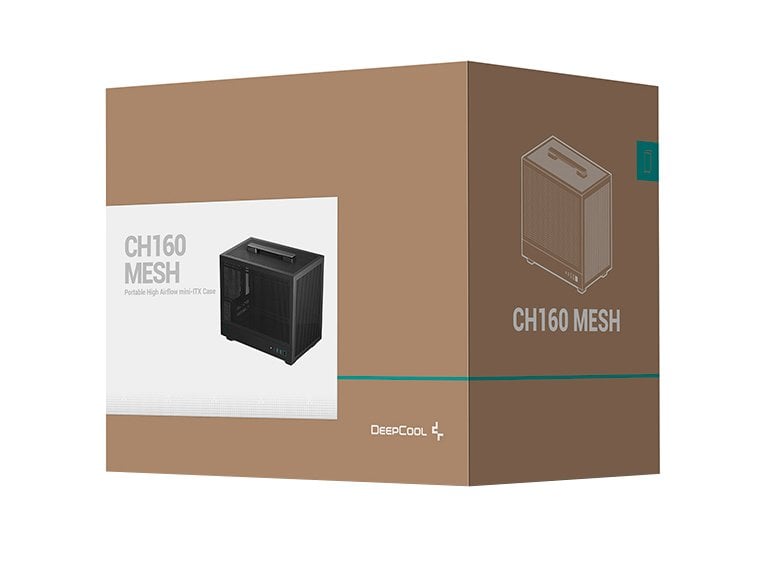 Корпус Deepcool CH160 Mesh Black, без БЖ - зображення 12