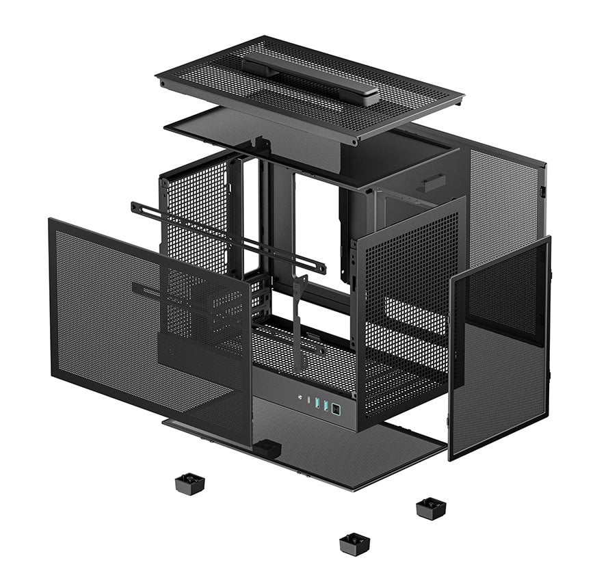 Корпус Deepcool CH160 Mesh Black, без БЖ - зображення 10