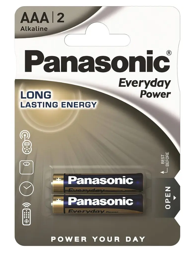Батарейка AAA Panasonic Everyday Power LR03 (LR03REE\/2BR) - зображення 1