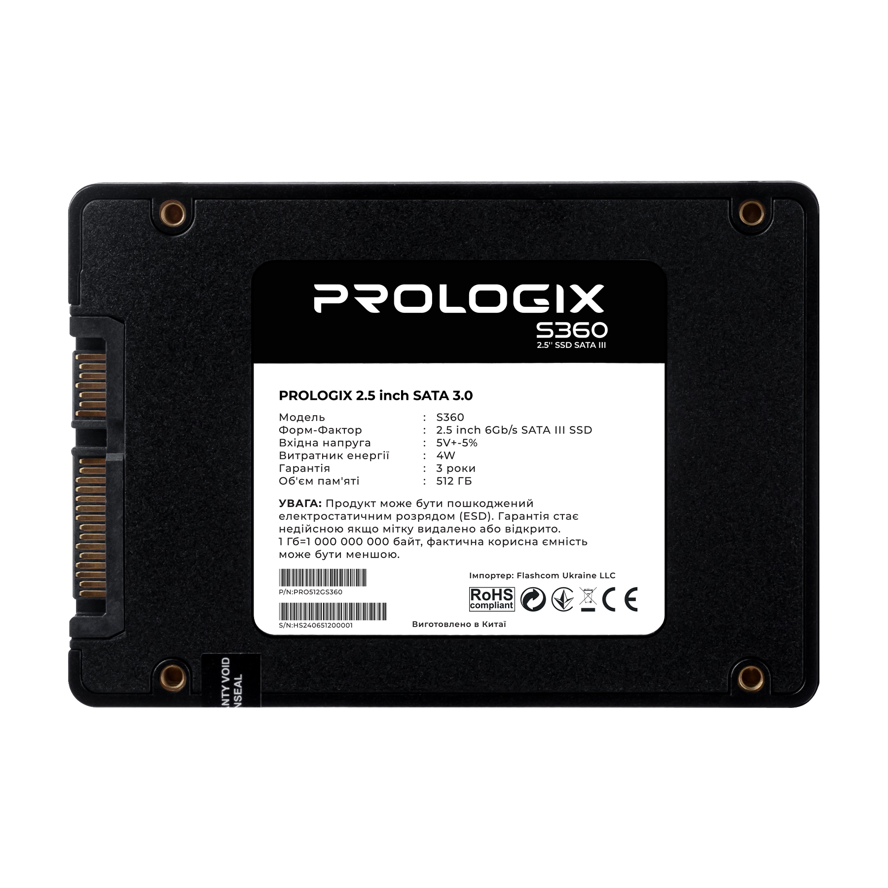 Накопичувач SSD 512GB Prologix S360 (PRO512GS360) - зображення 2