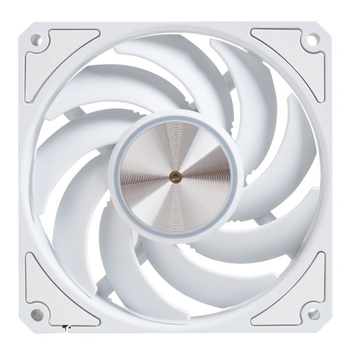 Вентилятор для корпусів 120 мм Vinga 12027 PWM 4-pin white ОЕМ - зображення 1
