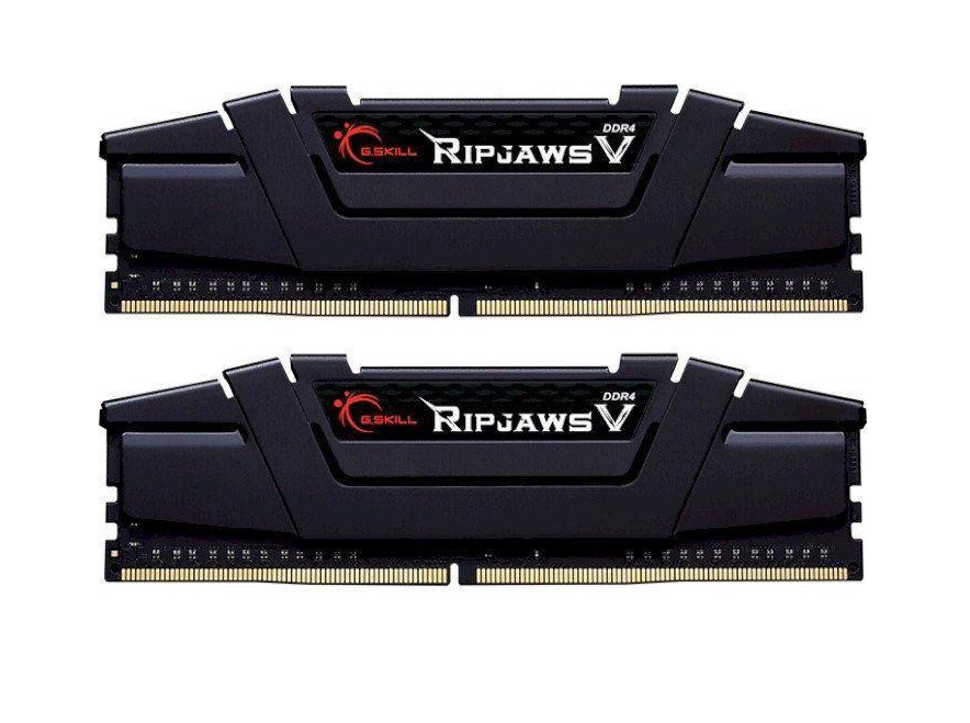 Пам'ять DDR4 RAM_16Gb (2x8Gb) 3600Mhz G.Skill Ripjaws V Black (F4-3600C16D-16GVKC) - зображення 1