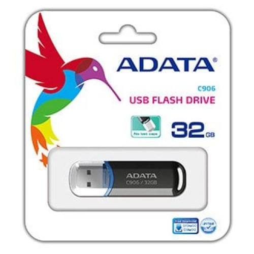 Флеш пам'ять USB 32 Gb ADATA C906 black USB2.0 - зображення 4