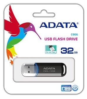 Флеш пам'ять USB 32 Gb ADATA C906 black USB2.0 - зображення 4