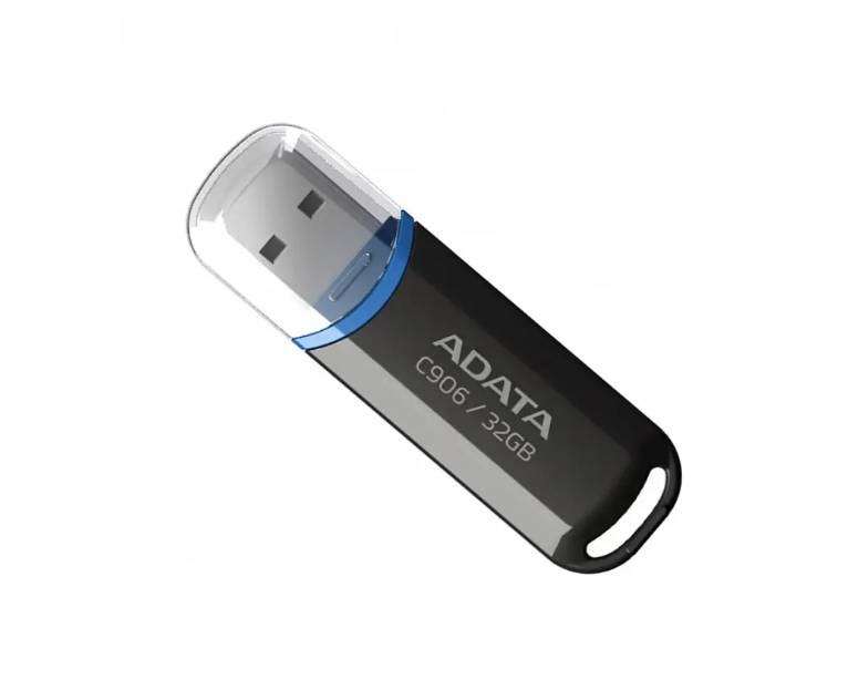 Флеш пам'ять USB 32 Gb ADATA C906 black USB2.0 - зображення 1