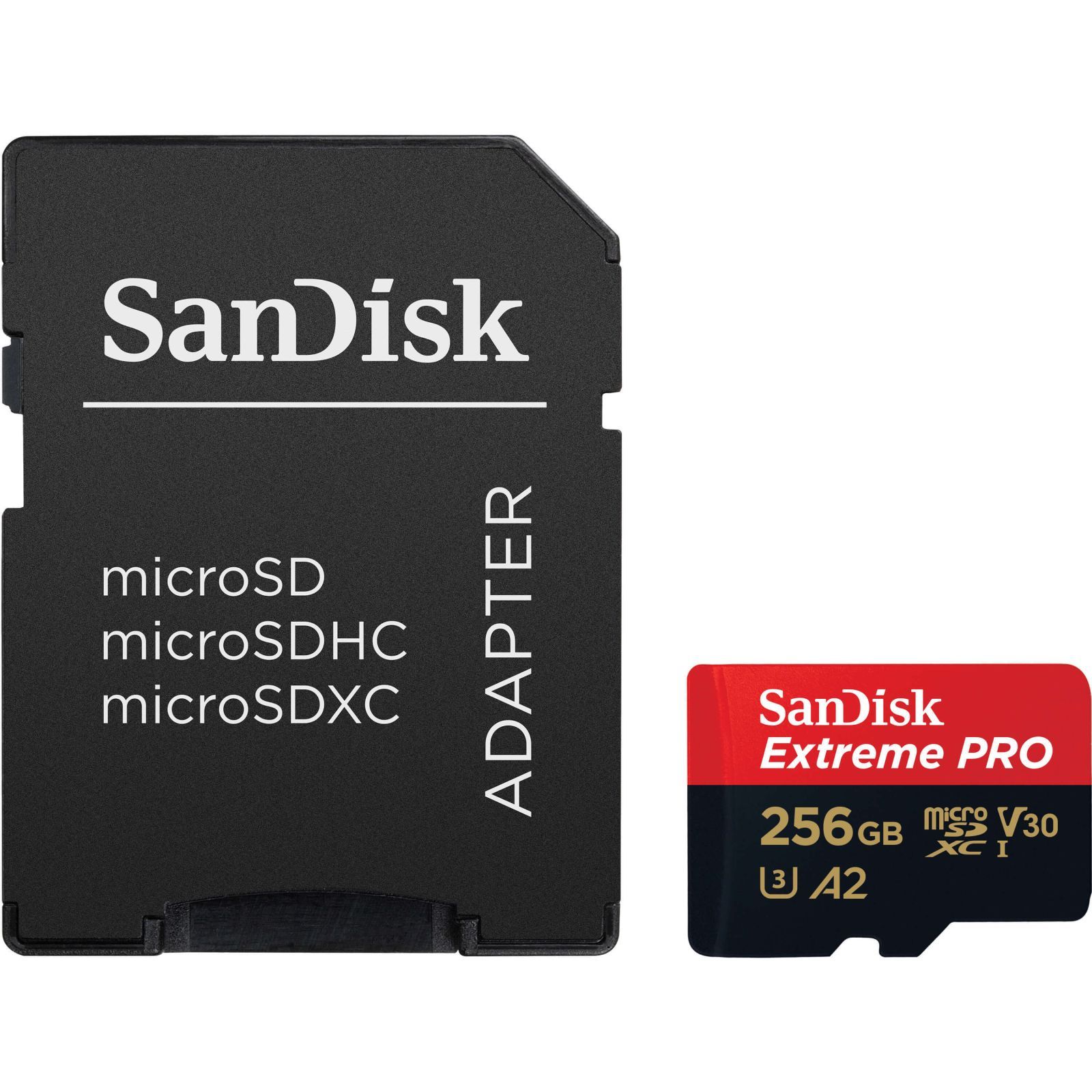 MicroSDXC 256 Gb SANDISK Extreme Pro UHS-I U3 class 10 - зображення 1