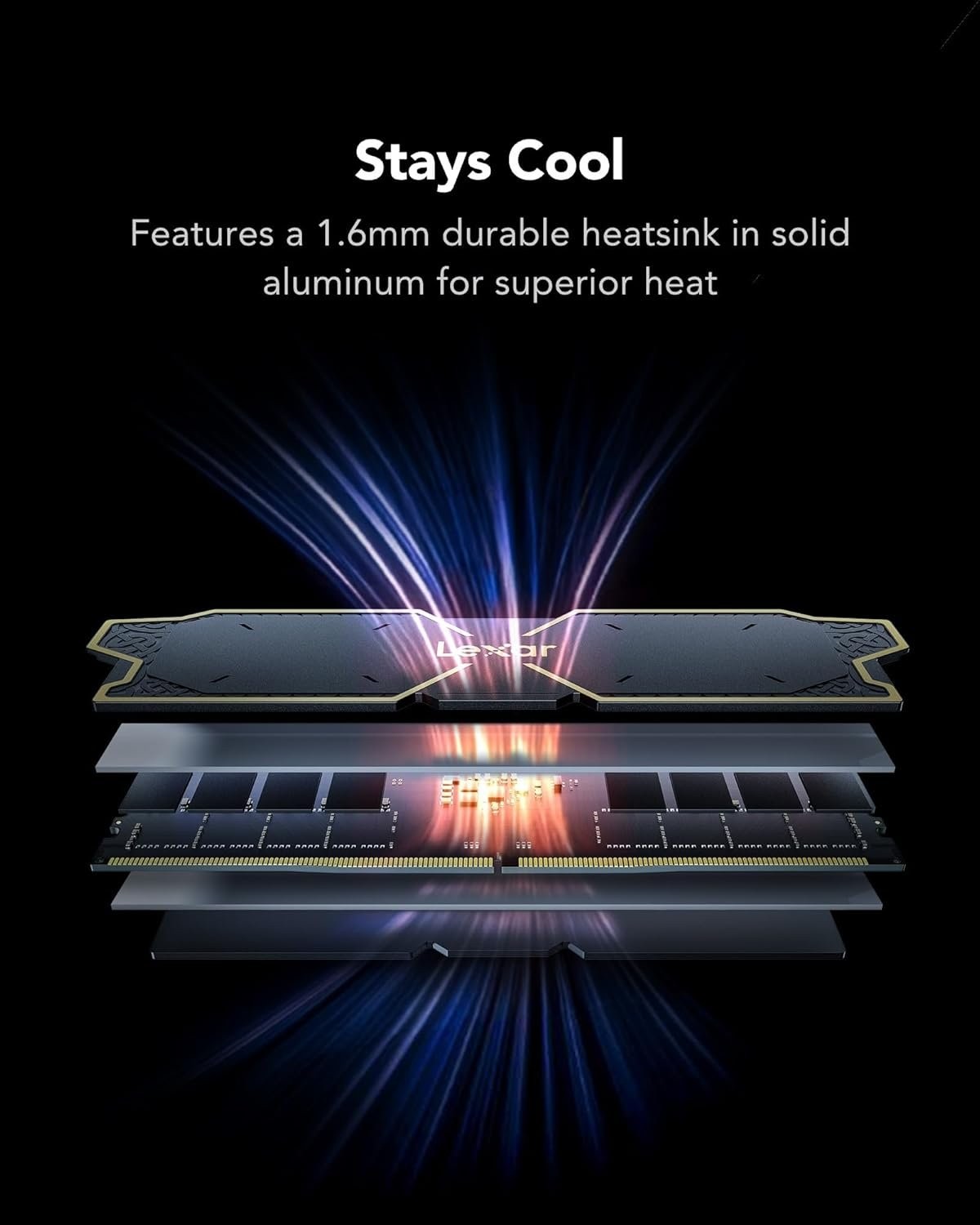 Пам'ять DDR5 RAM_32Gb (2x16Gb) 6000Mhz Lexar Thor RGB (LD5U16G60C38BG-RGD) - зображення 2