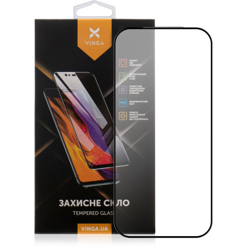 Захисне скло Vinga для Apple iPhone 17 Pro - зображення 1