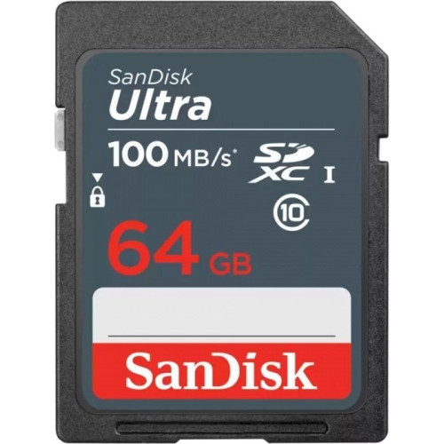 Secure Digital card 64 Gb SanDisk Ultra SDXC UHS-I - зображення 1