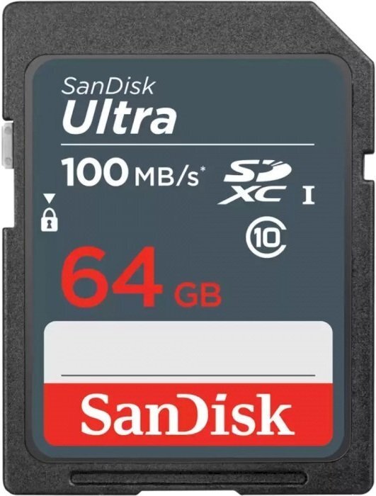 Secure Digital card 64 Gb SanDisk Ultra SDXC UHS-I - зображення 1