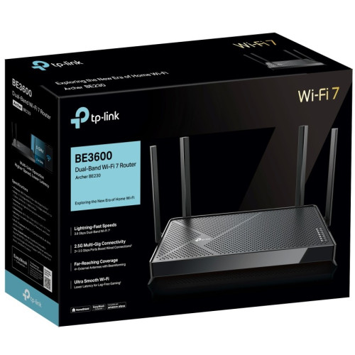 Маршрутизатор WiFi TP-Link Archer BE230 - зображення 4
