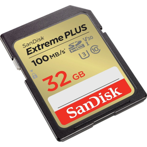 Secure Digital card 32 Gb SanDisk SDHC Extreme Plus Class 10 UHS-I U3 V30 - зображення 2