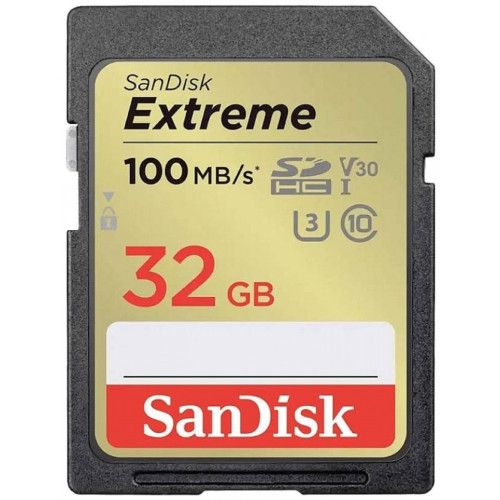 Secure Digital card 32 Gb SanDisk SDHC Extreme Plus Class 10 UHS-I U3 V30 - зображення 1