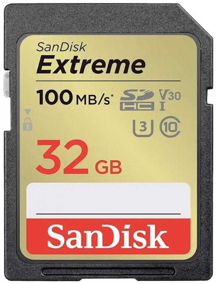Secure Digital card 32 Gb SanDisk SDHC Extreme Plus Class 10 UHS-I U3 V30 - зображення 1
