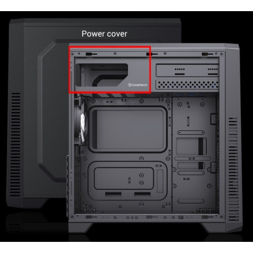 Корпус GAMEMAX G561E Black - зображення 11