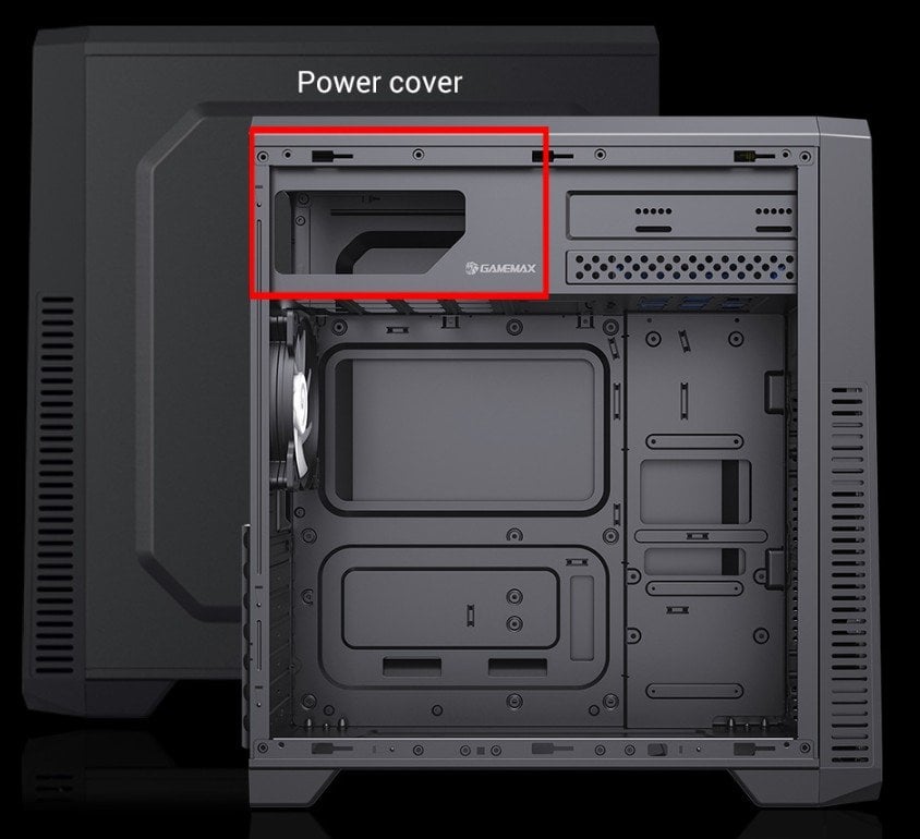Корпус GAMEMAX G561E Black - зображення 11