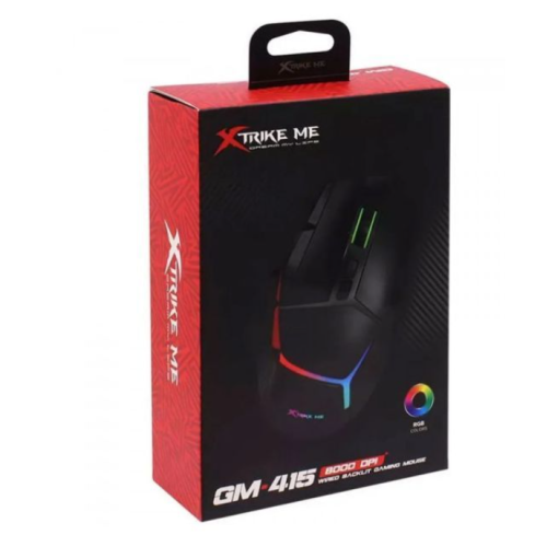 Мишка Xtrike ME GM-415 RGB USB Black (GM-415) - зображення 4