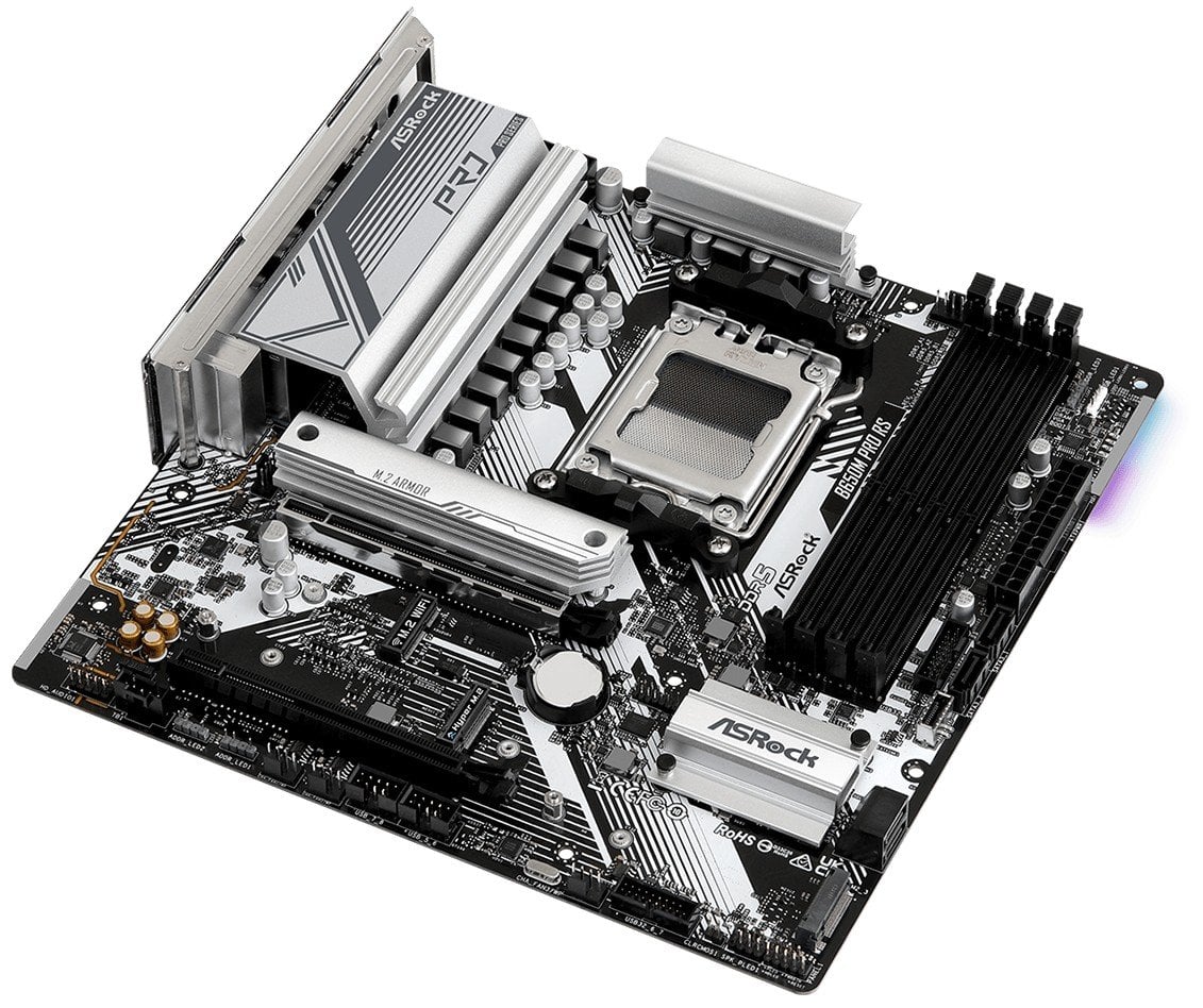 Мат. плата AM5 ASRock B650M PRO RS - зображення 4