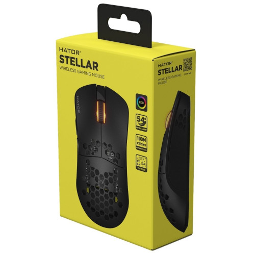 Мишка Hator Stellar Wireless\/Bluetooth\/USB Black (HTM650) - зображення 6