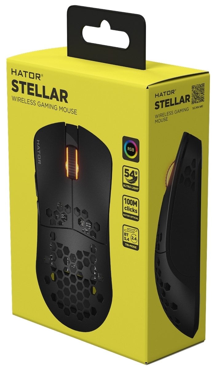 Мишка Hator Stellar Wireless\/Bluetooth\/USB Black (HTM650) - зображення 6