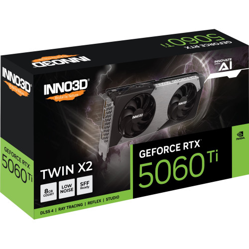 Відеокарта GeForce RTX 5060 Ti 8GB GDDR7 INNO3D TWIN X2 (N506T2-08D7-193075N) - зображення 5