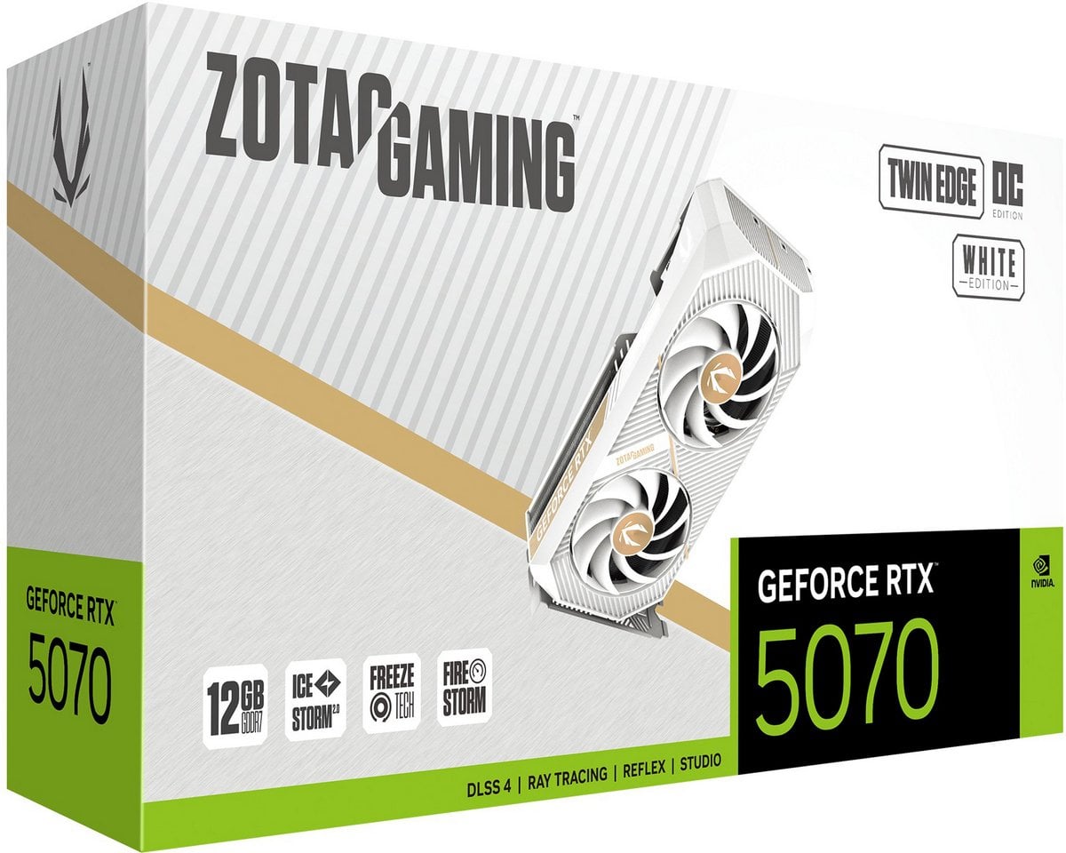 Відеокарта GeForce RTX 5070 12GB GDDR7 ZOTAC Twin Edge OC White (ZT-B50700Q-10P) - зображення 9